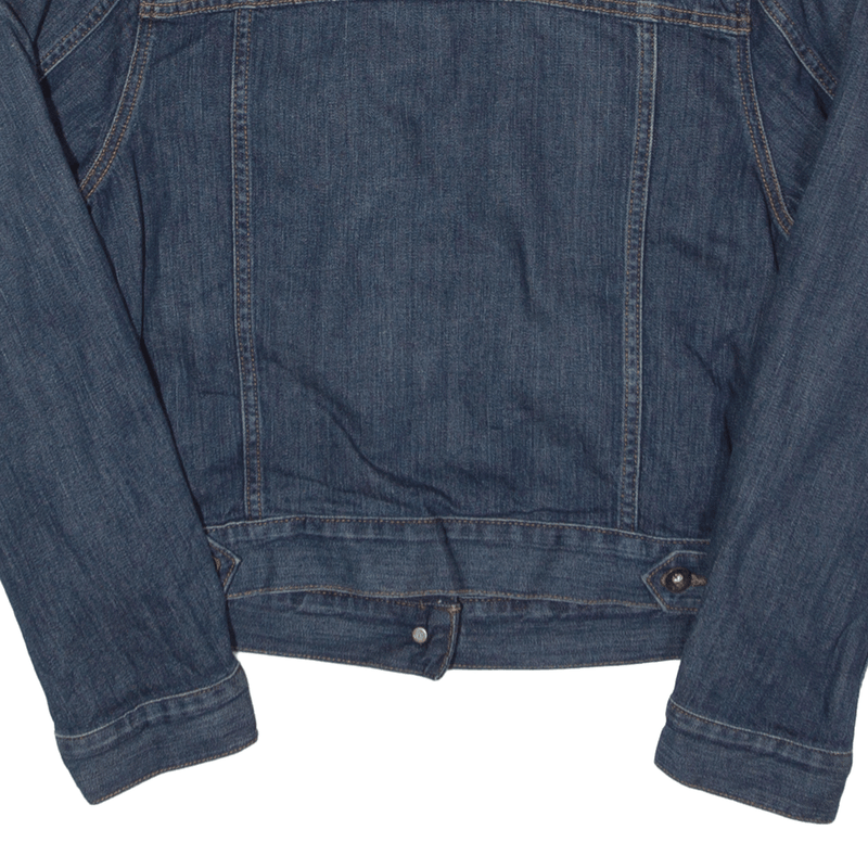 LL BEAN Blanket Lined Denim Jacket Blue 90s Womens S