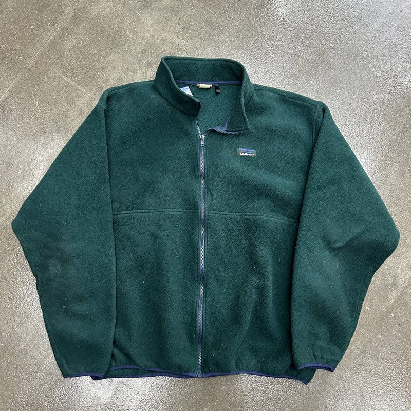 Vintage LL Bean Fleece Zip Up