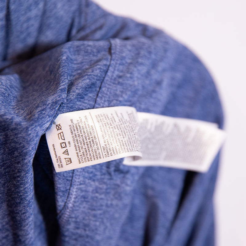 Athleta Women's Uptempo Hoodie Pullover Athletic Work Out Sweatshirt Blue Large