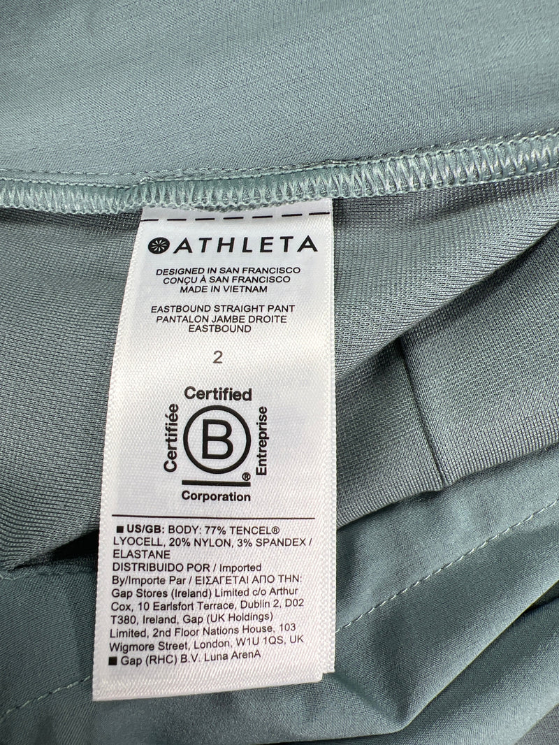 NEW Athleta Women’s Green Eastbound Straight Pants - 2