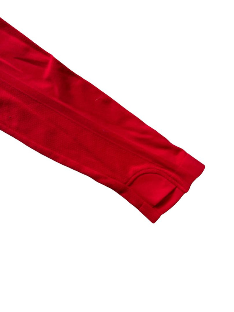 Athleta Girl Power Up Seamless Long Sleeve Shirt - Berry Red /Size Youth Medium