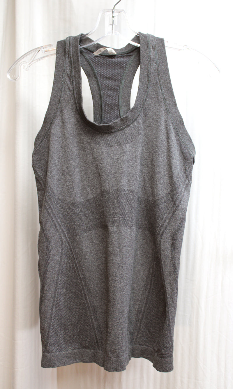 Athleta - Gray Heather Racer Back Athletic Tank Top - Size S