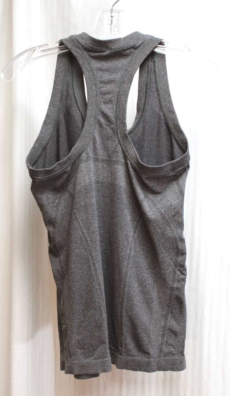 Athleta - Gray Heather Racer Back Athletic Tank Top - Size S
