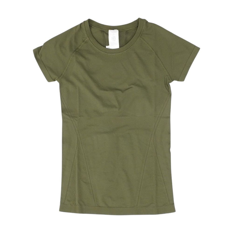 Green Solid Active T-Shirt