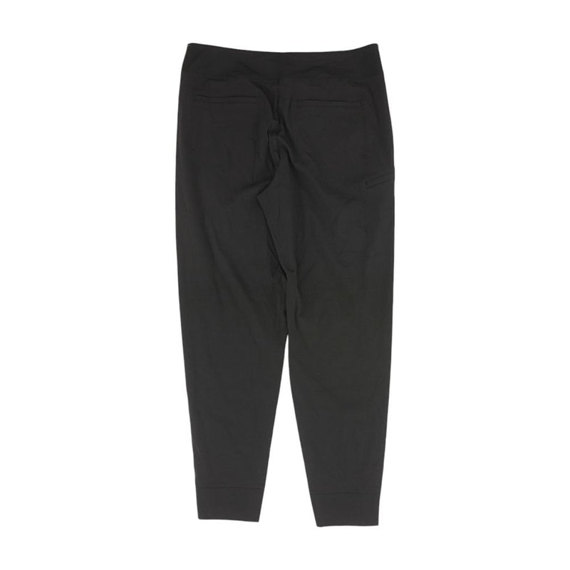 Black Solid Joggers Pants