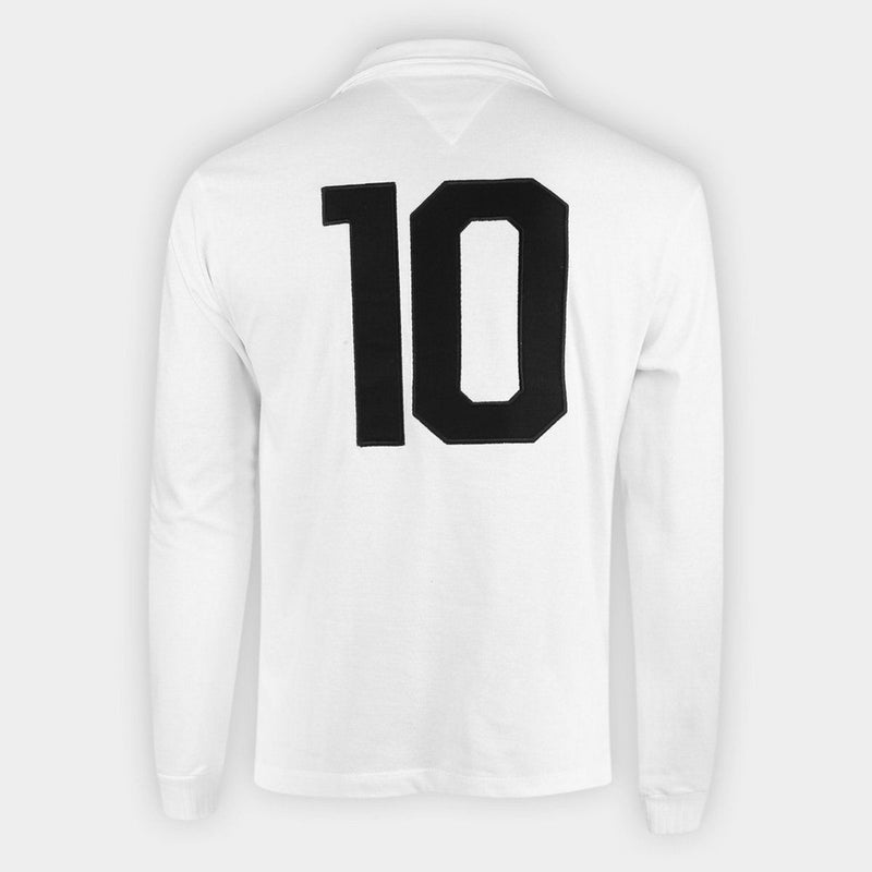 Pele Soccer Jersey SANTOS 1962 1963 WORLD CUP LONG SLEEVE 100% authentic