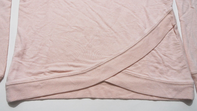 Athleta Girl Pale Pink Long Sleeve Criss Cross My Heart Sweatshirt