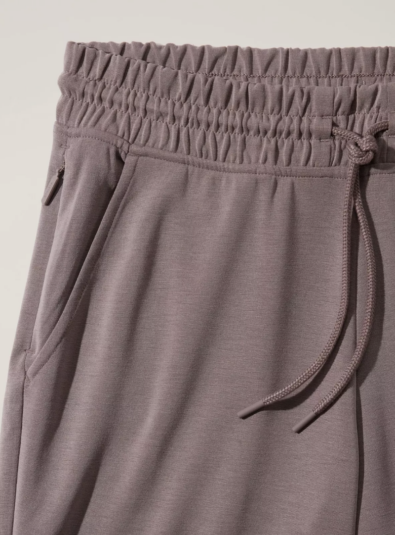 Athleta Smoky Rose Seasoft Mid-rise Straight Pant