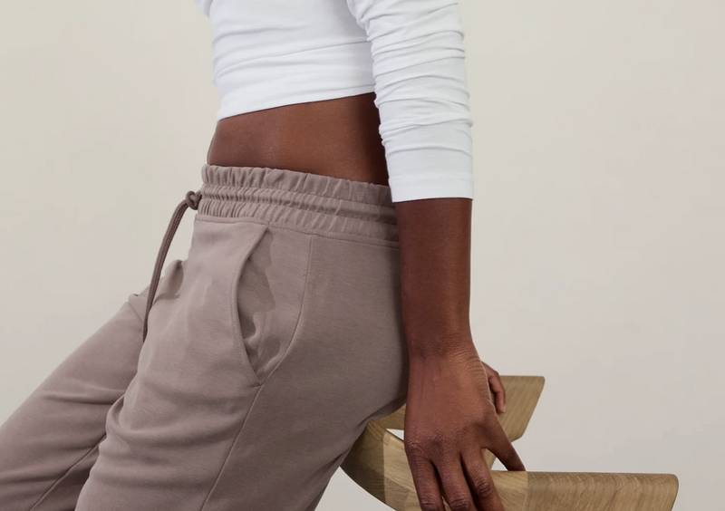 Athleta Smoky Rose Seasoft Mid-rise Straight Pant