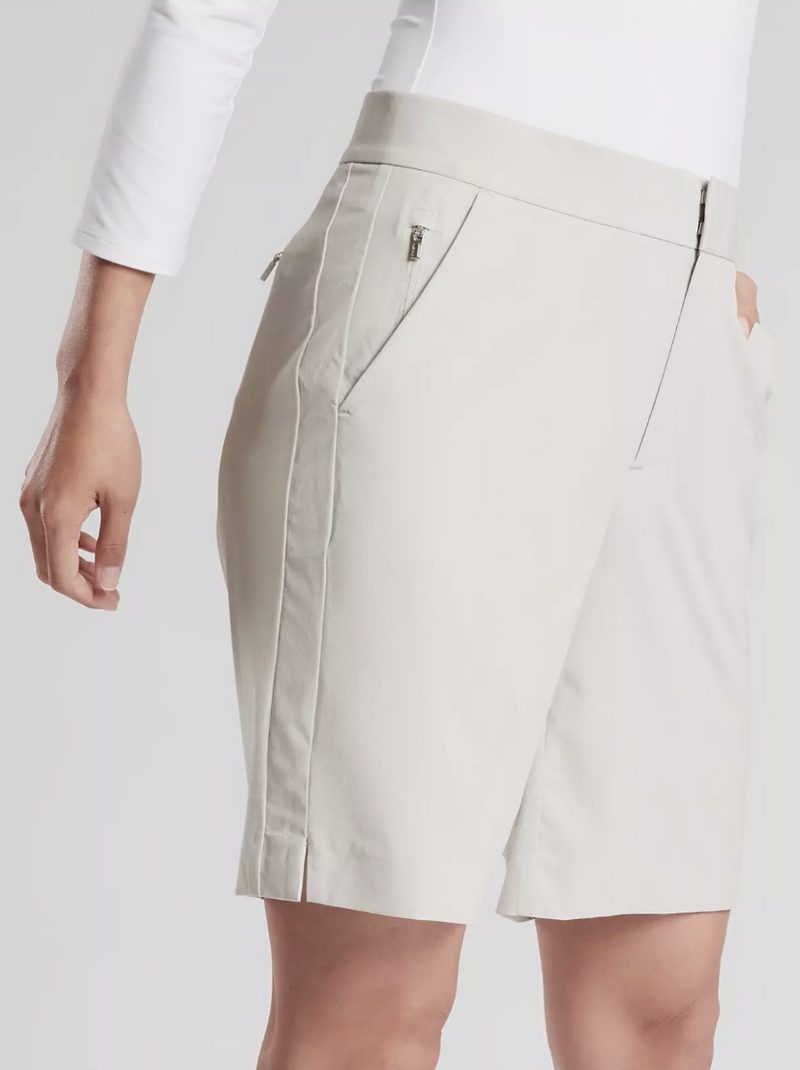 Athleta Birch Grey Elastic Waist Stretchy Tribeca 9