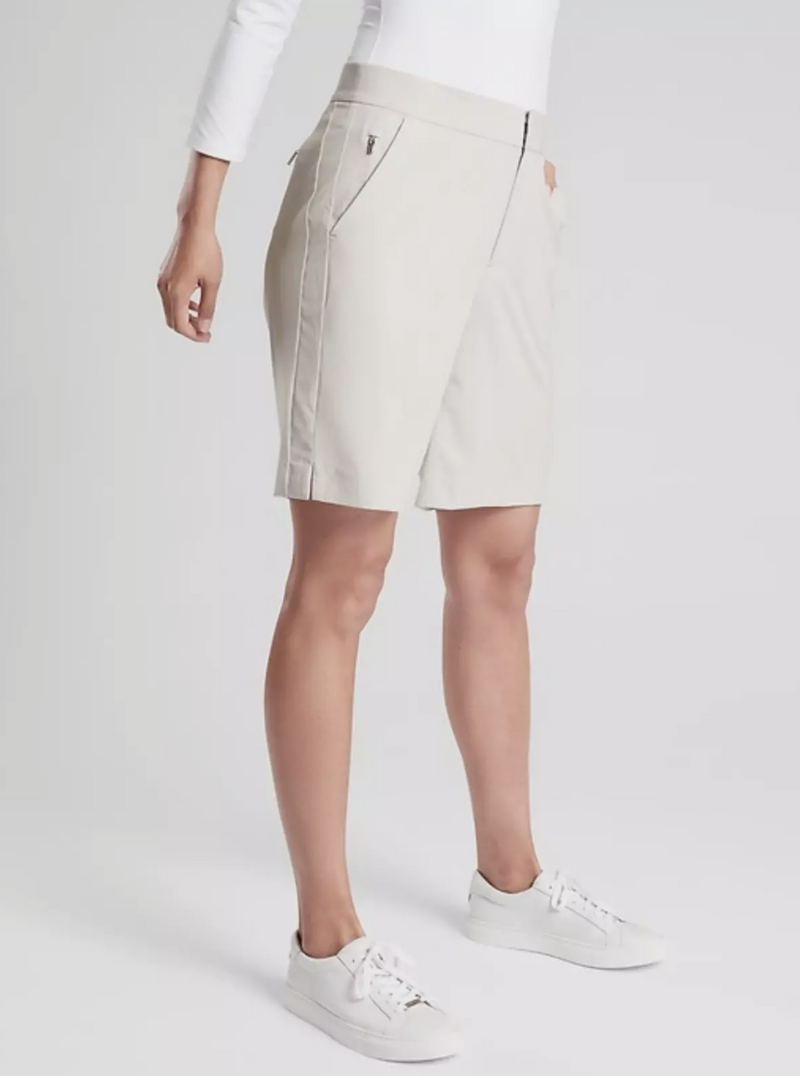 Athleta Birch Grey Elastic Waist Stretchy Tribeca 9
