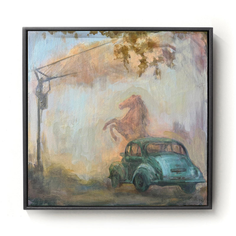 MINOR TROUBLE - Oil Painting