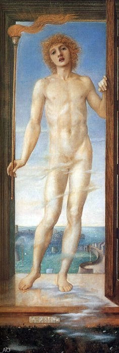 Day by Sir Edward Burne-Jones - Hand Painted Oil Painting
