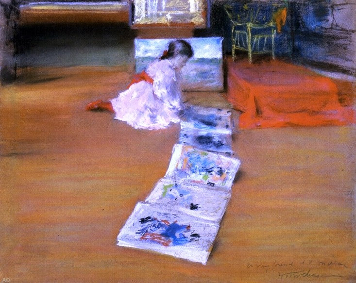 Shinnecock Interior Studio by William Merritt Chase - Hand Painted Oil Painting