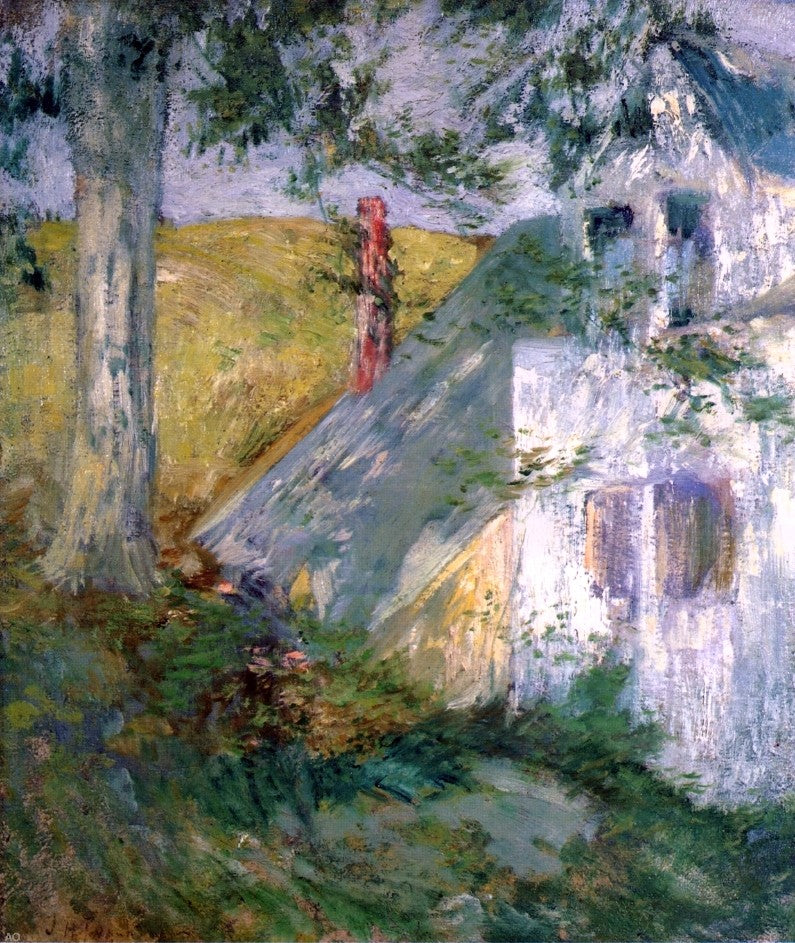 The Summer House by John Twachtman - Hand Painted Oil Painting
