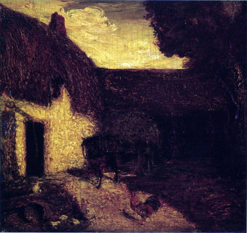 The Barnyard by Albert Pinkham Ryder - Hand Painted Oil Painting