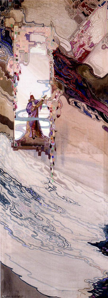 Playing Music by George Sheringham - Hand Painted Oil Painting