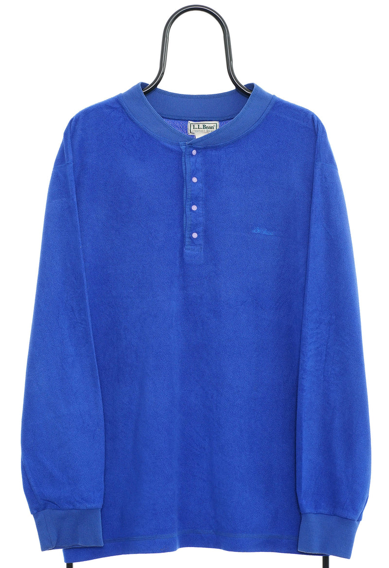 Vintage LL Bean Blue Fleeced Sweatshirt
