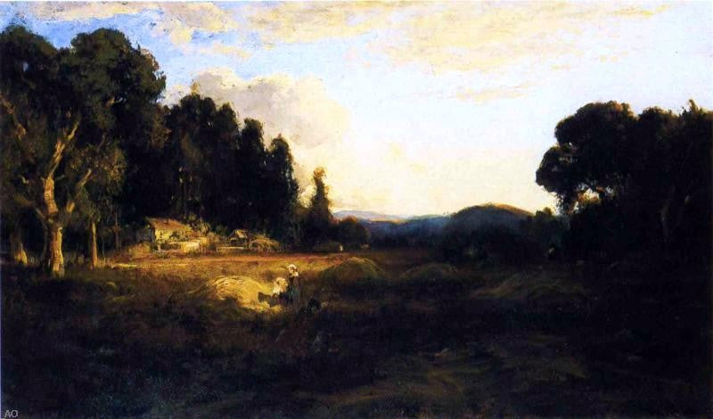 Early Morning on the Farm by William Keith - Hand Painted Oil Painting