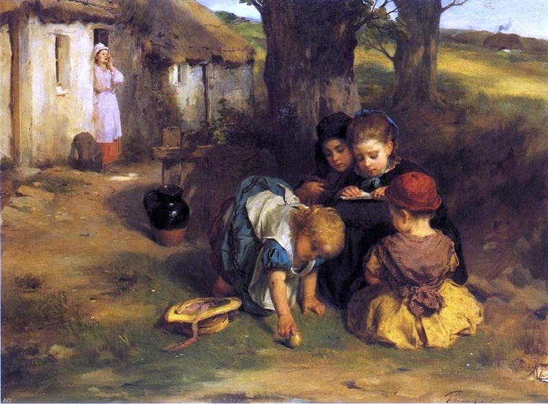 Happy as the Day is Long by Thomas RA HRSA - Hand Painted Oil Painting