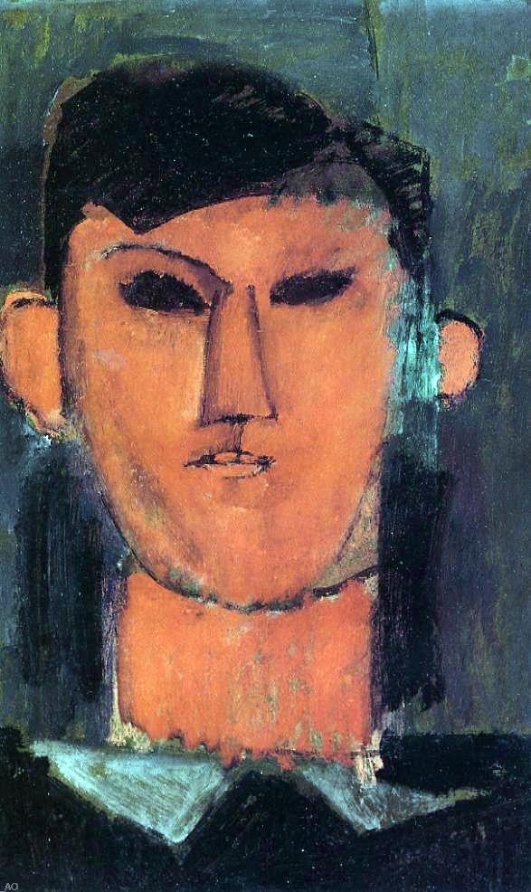 Portrait of Picasso by Amedeo Modigliani - Hand Painted Oil Painting