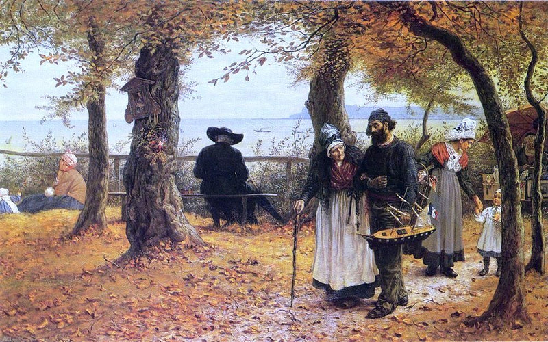 The Votive Offering by John William Hennessey - Hand Painted Oil Painting