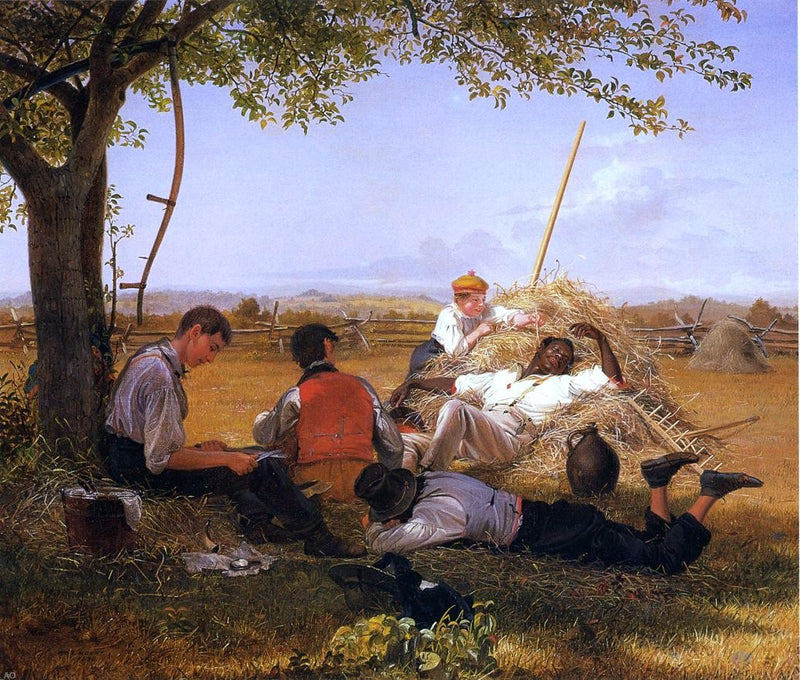 Farmers Nooning by William Sidney Mount - Hand Painted Oil Painting