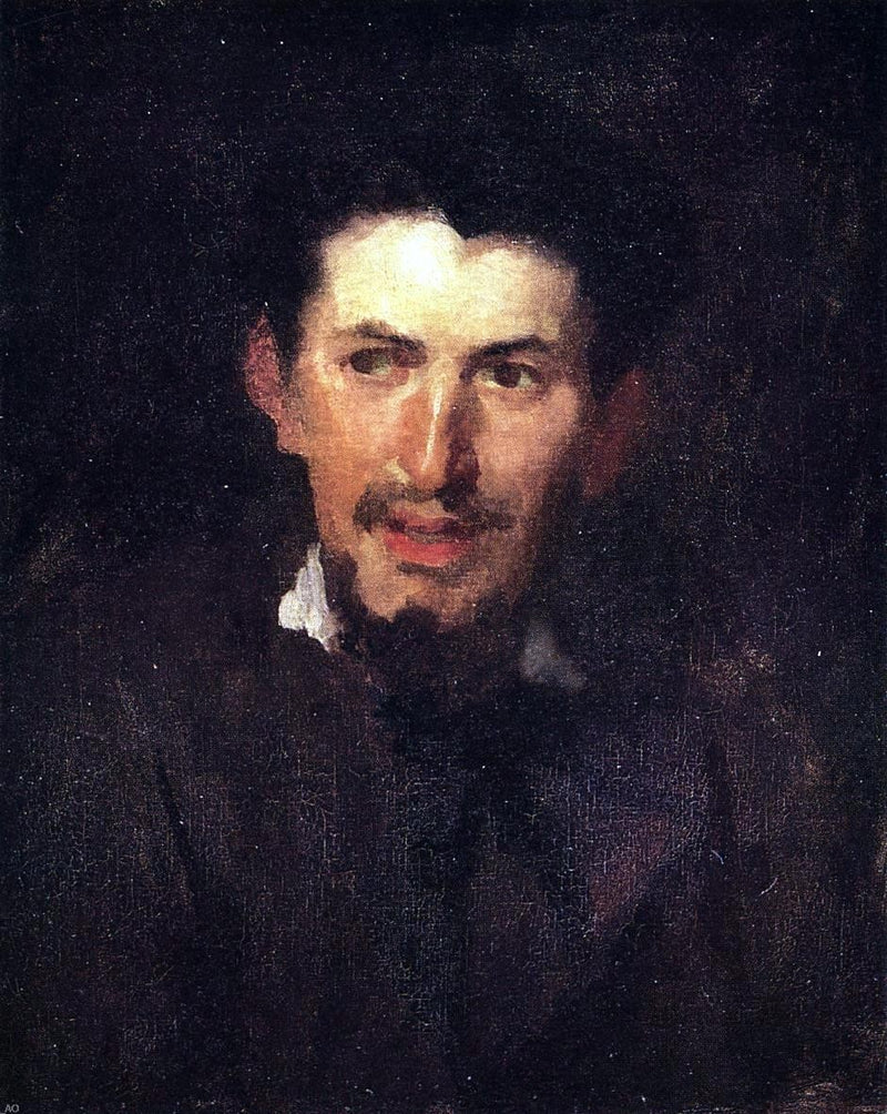 Portrait of a Fellow Artist by Frank Duveneck - Hand Painted Oil Painting