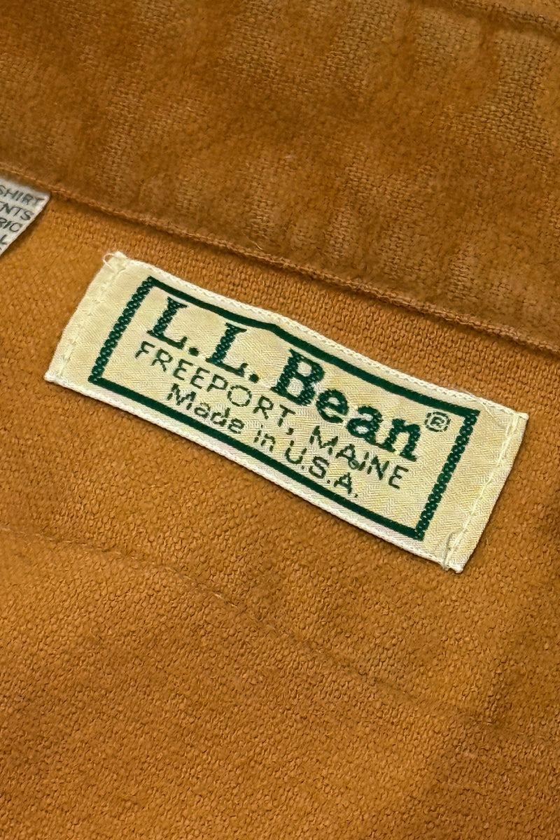 1970’S LL BEAN MADE IN USA CHAMOIS CLOTH L/S B.D. SHIRT X-LARGE