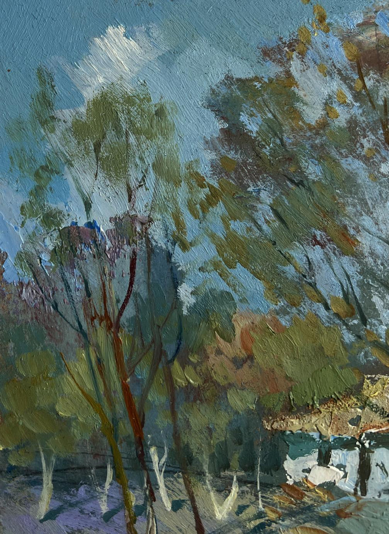 Oil painting In the shade of the trees Yuriy Suprunchuk
