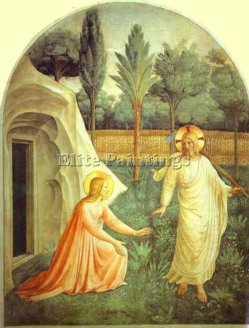 BEATO ANGELICO ANG37 ARTIST PAINTING REPRODUCTION HANDMADE OIL CANVAS REPRO WALL