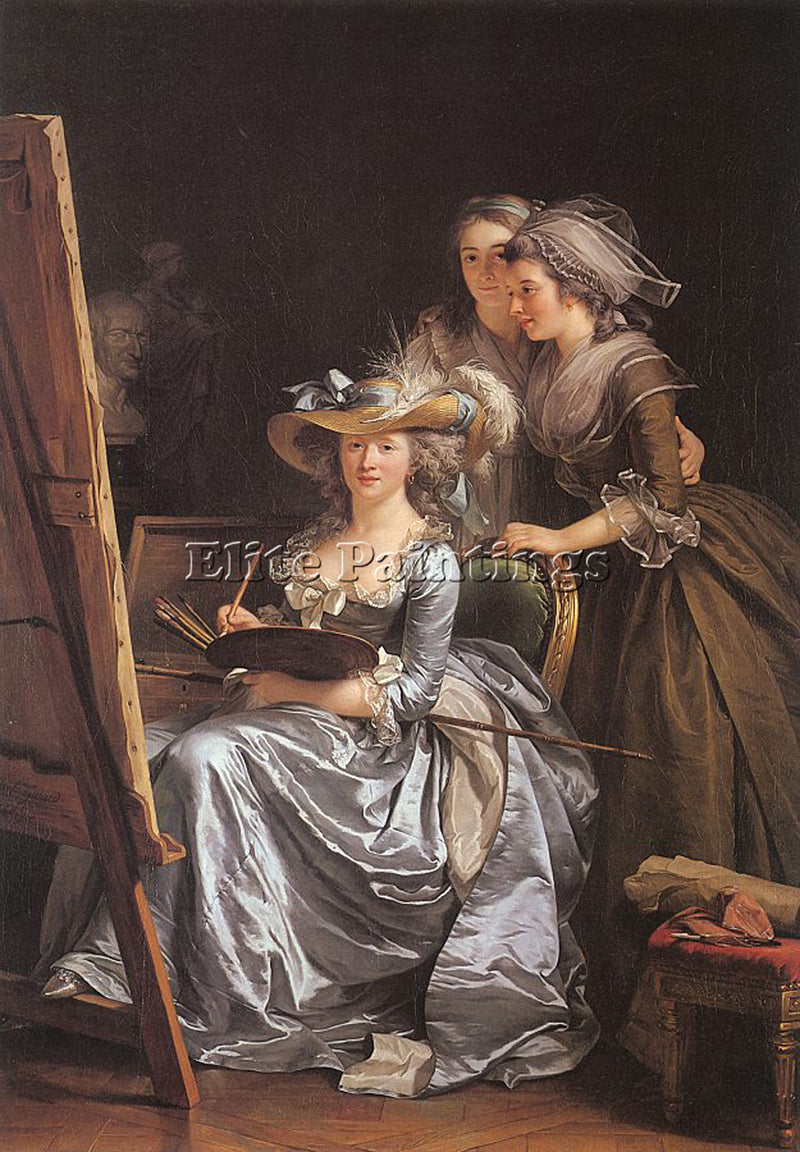 FRENCH LABILLE GUIARD ADELAIDE FRENCH 1749 1803 ARTIST PAINTING REPRODUCTION OIL