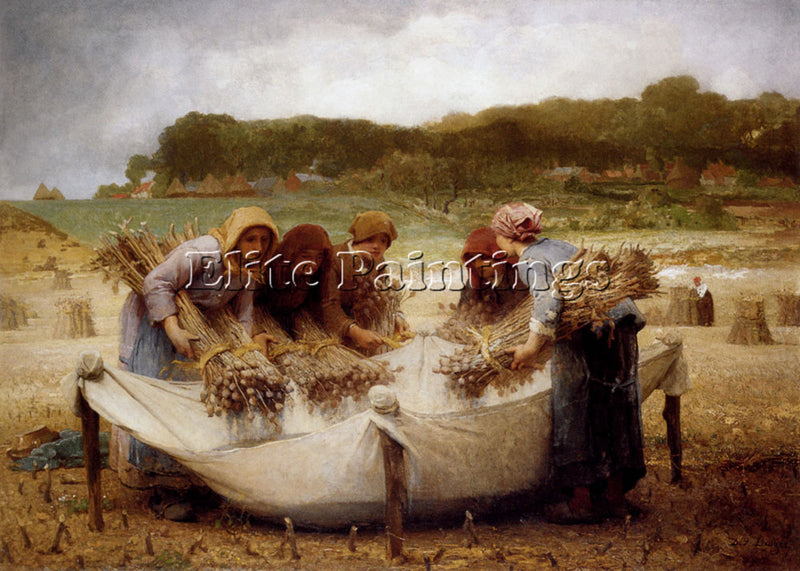FRENCH LAUGEE DESIRE FRANCOIS THE POPPY HARVEST ARTIST PAINTING REPRODUCTION OIL