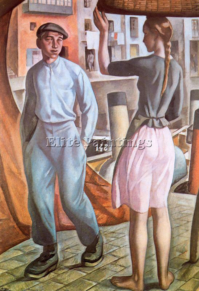 AURELIO ARTETA ART38 ARTIST PAINTING REPRODUCTION HANDMADE OIL CANVAS REPRO WALL