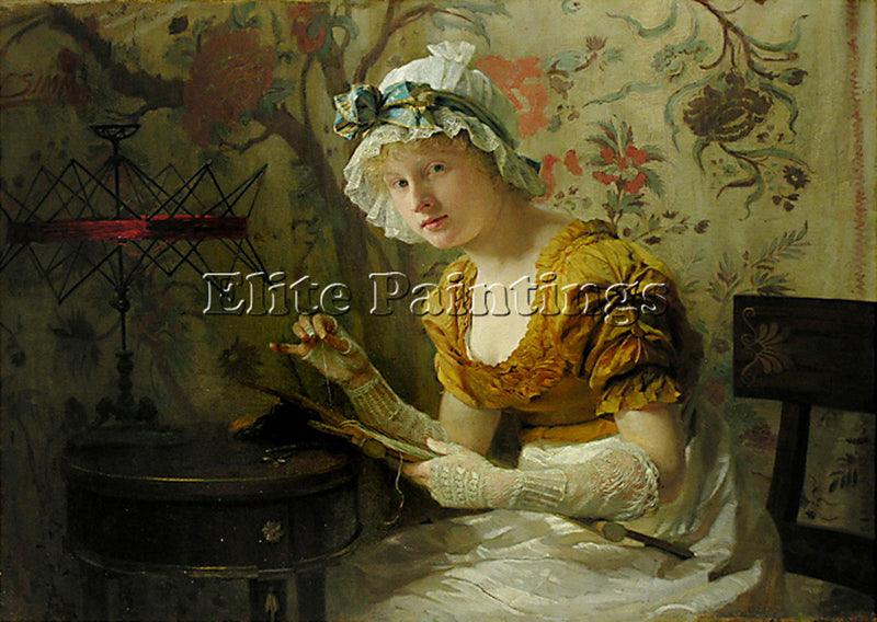 AUSTRIAN SIMM FRANZ XAVIER STICKERIN 1 ARTIST PAINTING REPRODUCTION HANDMADE OIL