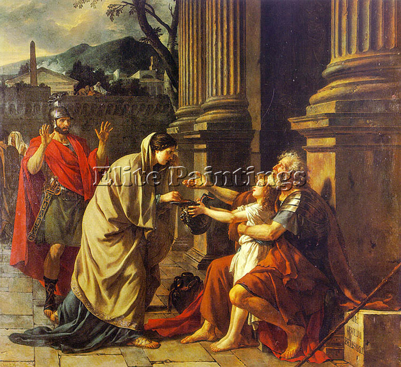 JACQUES-LOUIS DAVID JLDAV11 ARTIST PAINTING REPRODUCTION HANDMADE OIL CANVAS ART