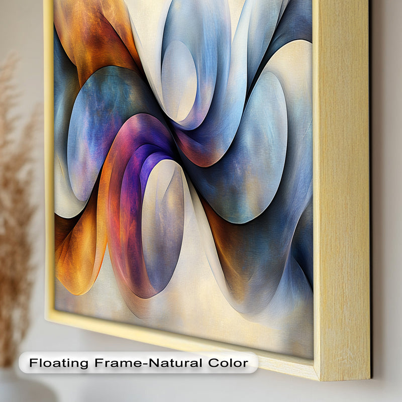 Abstract Swirl Elegance – Modern Flowing Oil Painting