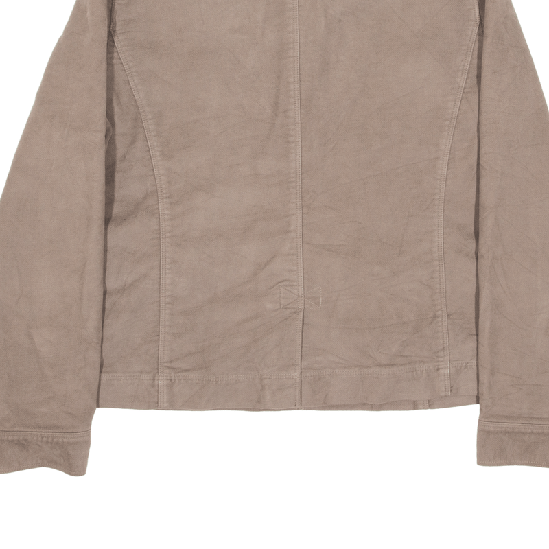 LL BEAN Blazer Velvet Jacket Brown Womens M
