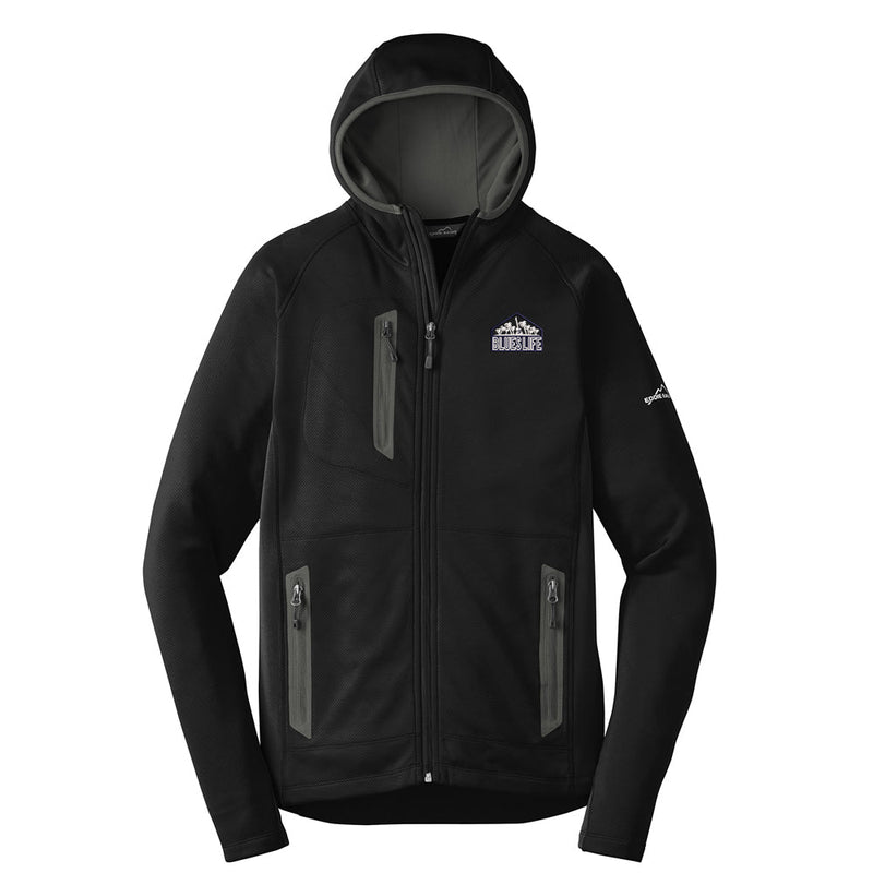 Blues Life Shield Eddie Bauer Sport Hooded Full-Zip Fleece Jacket (Men)