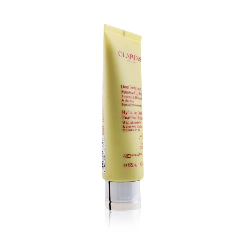 Clarins Hydrating Gentle Foaming Cleanser with Alpine Herbs & Aloe Vera Extracts - Normal to Dry Skin  125ml/4.2oz