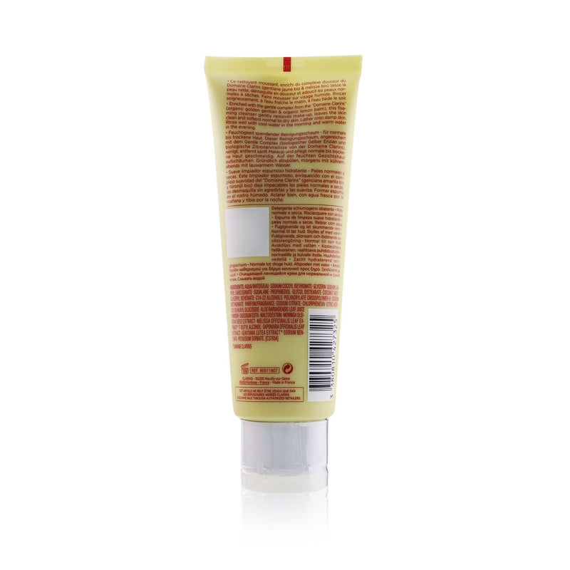 Clarins Hydrating Gentle Foaming Cleanser with Alpine Herbs & Aloe Vera Extracts - Normal to Dry Skin  125ml/4.2oz