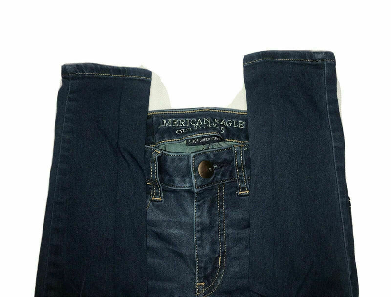 Women's Junior's American Eagle Jeans Denim Pants Size 00 Regular Jegging Super
