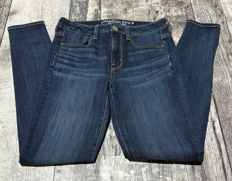 American Eagle blue high rise jegging - Hers size 2