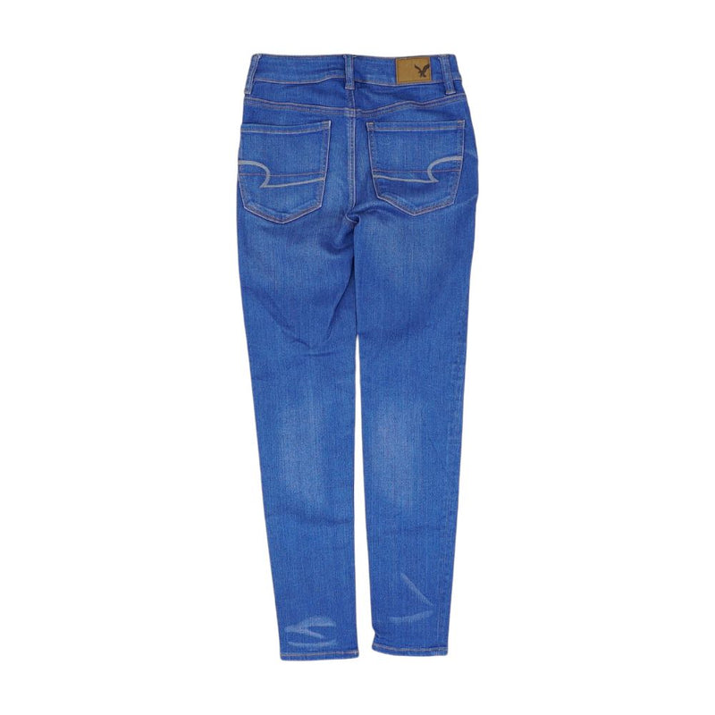 Blue Solid Jeans