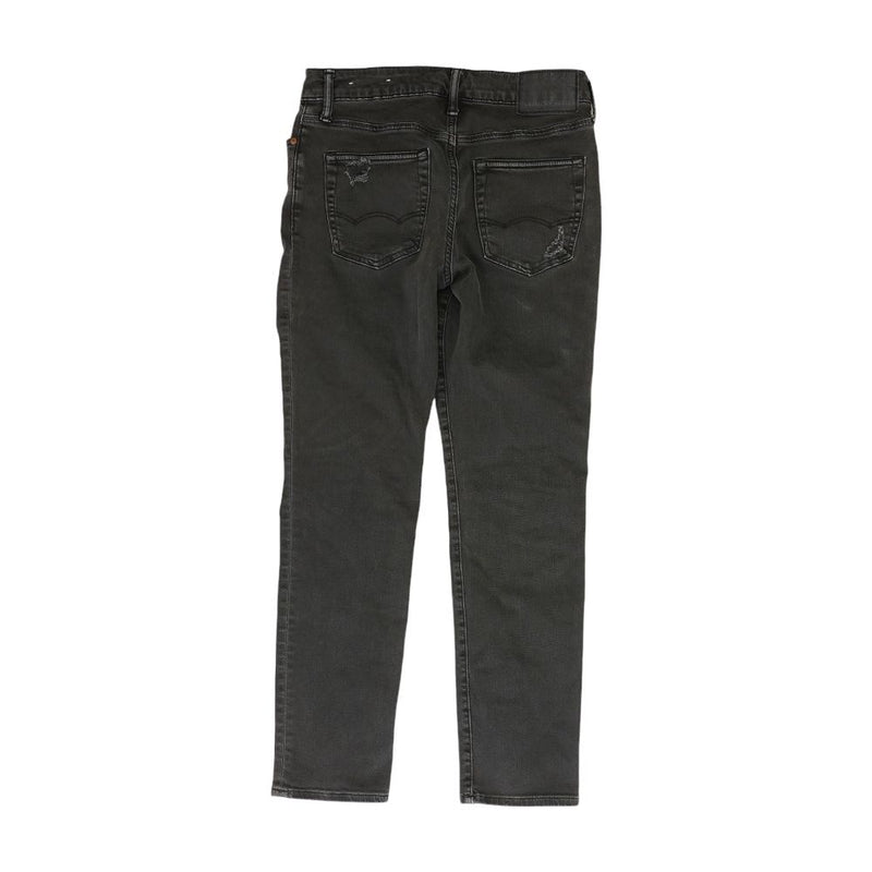 Black Solid Slim Jeans