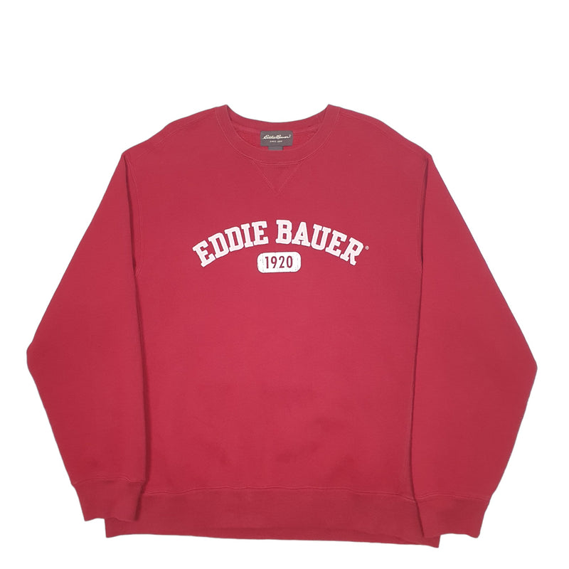Eddie Bauer Spellout Crewneck Cotton Sweatshirt Jumper L