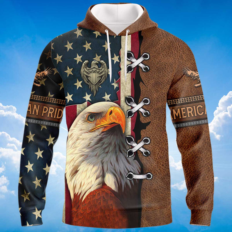 American Pride Hoodie, American Eagle Hoodie LT10