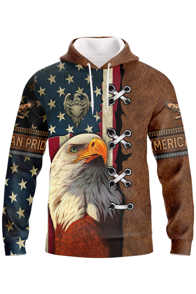 American Pride Hoodie, American Eagle Hoodie LT10