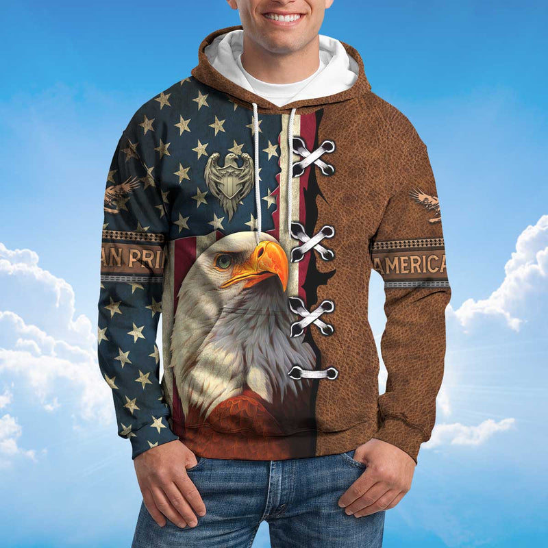 American Pride Hoodie, American Eagle Hoodie LT10