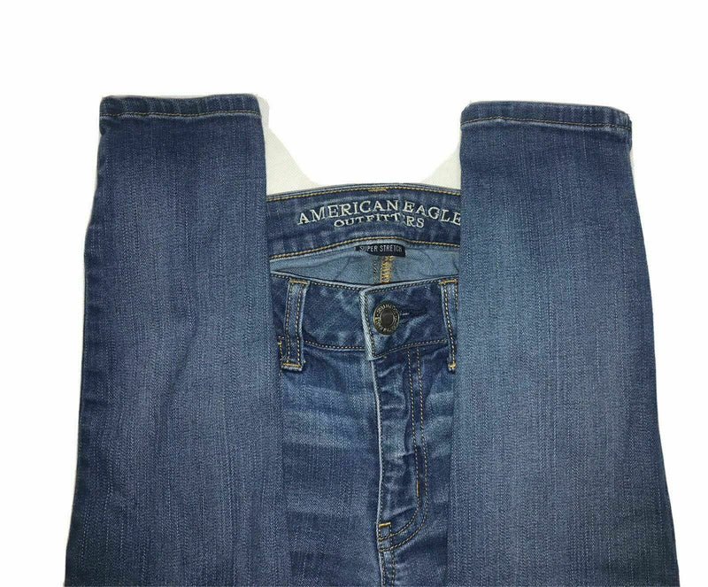 Women's Junior's American Eagle Jeans Denim Pants Size 00 Short Jegging Stretch